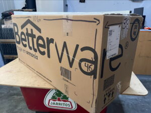 Caja Cartón Reutilizada
