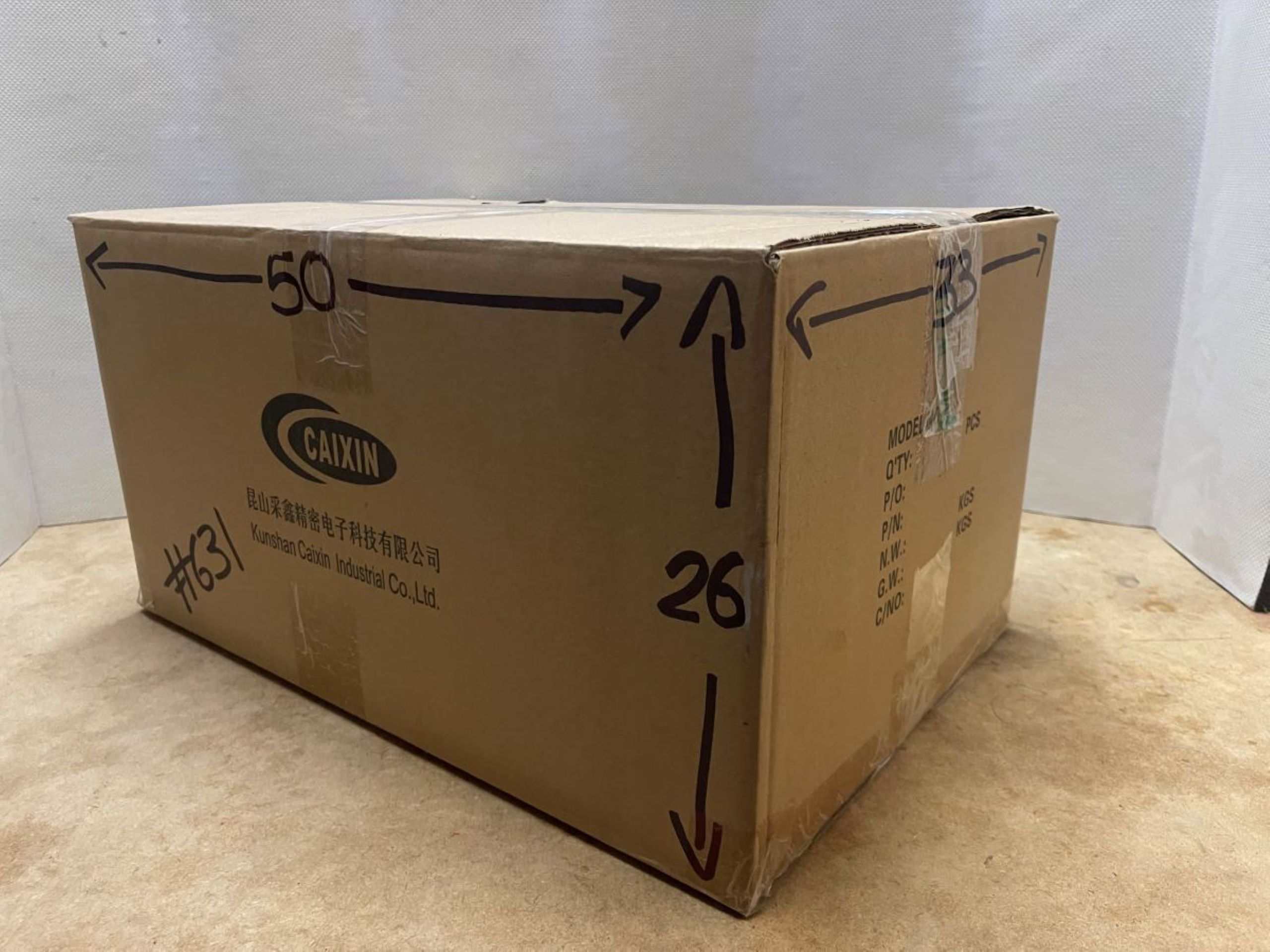 Caja De Cartón Reutilizada