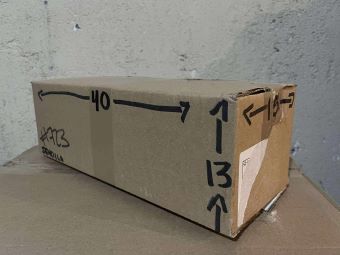 Caja De Cartón Reutilizada