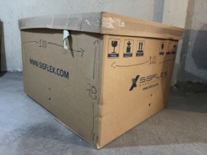 Caja De Cartón Reutilizada