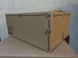 Caja De Cartón Reutilizada