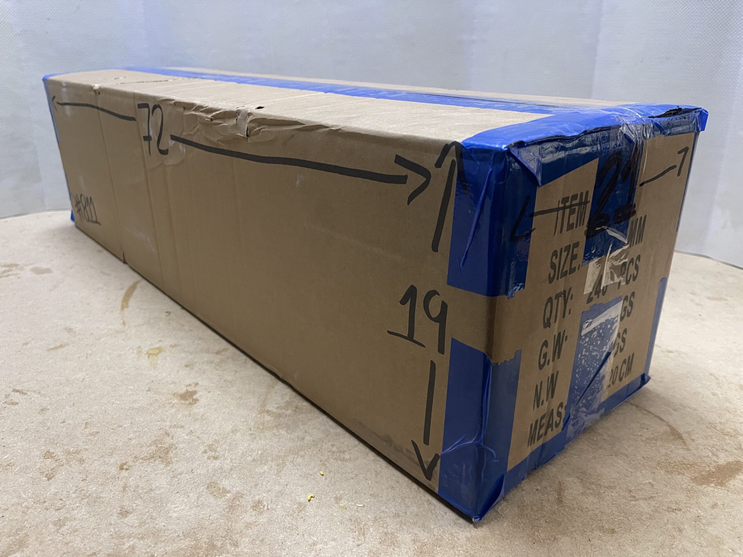 Caja De Cartón Reutilizada