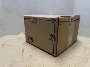 Caja De Cartón Reutilizada