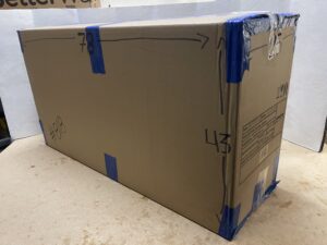 Caja De Cartón Reutilizada