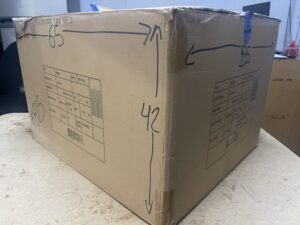 Caja De Cartón Reutilizada